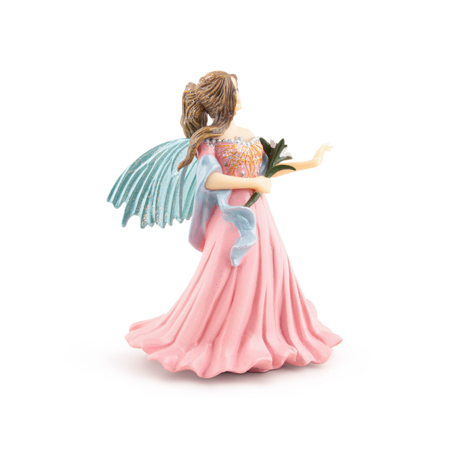 Elfe rose au lys  Papo en PVC, Collection Monde enchanté, jouet éducatif idéal pour enfants