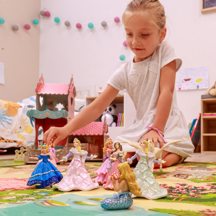 Reine des glaces Papo en PVC, Collection Monde enchanté, jouet éducatif idéal pour enfants