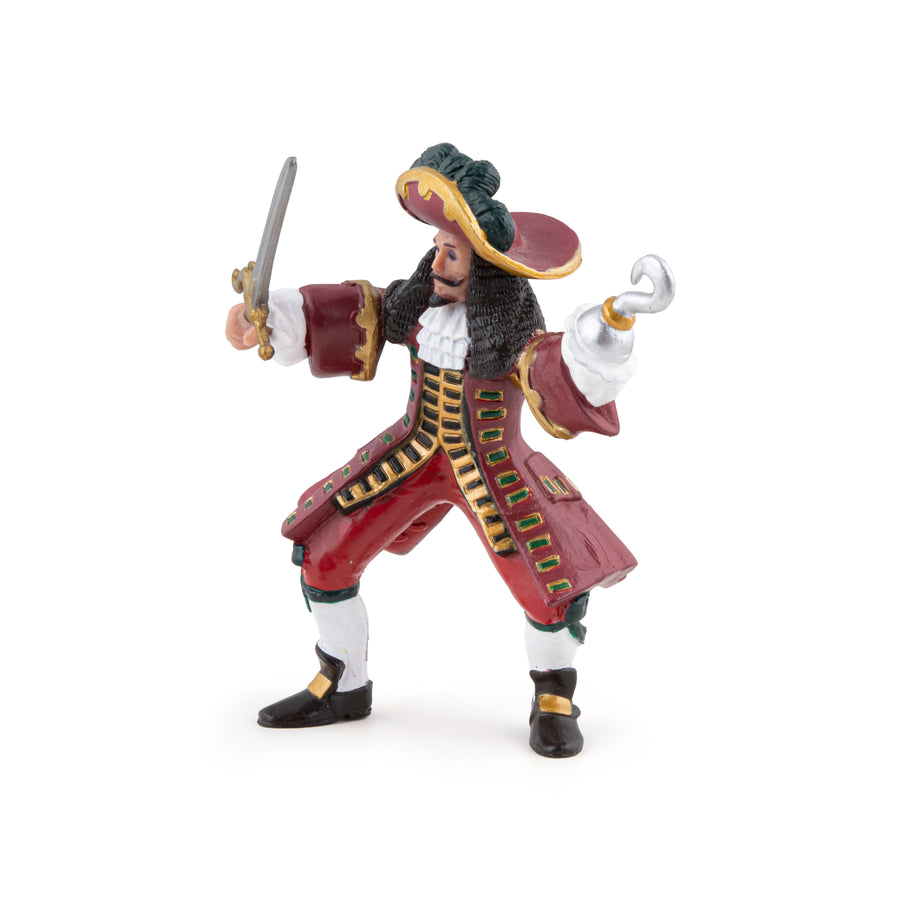 Capitaine pirate Papo en PVC, Collection Pirates et corsaires, jouet éducatif idéal pour enfants