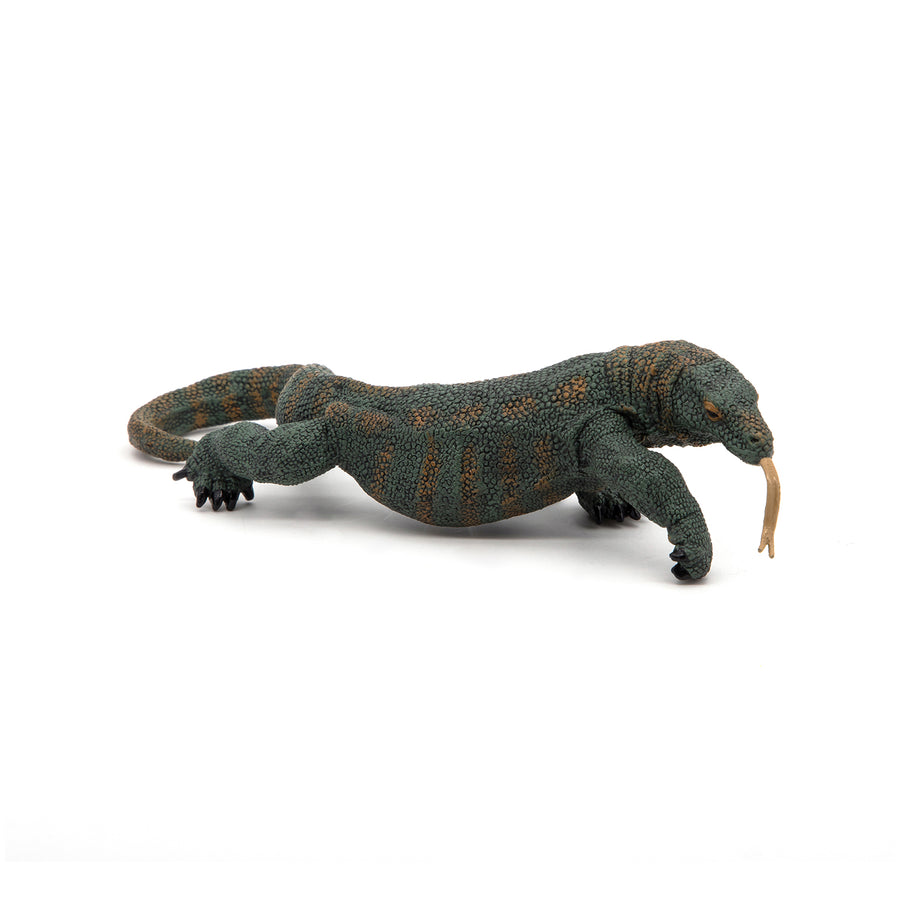 Figurine Dragon de Komodo Papo en PVC, thème reptiles, Collection Animaux sauvages, jouet éducatif idéal pour enfants et collectionneurs