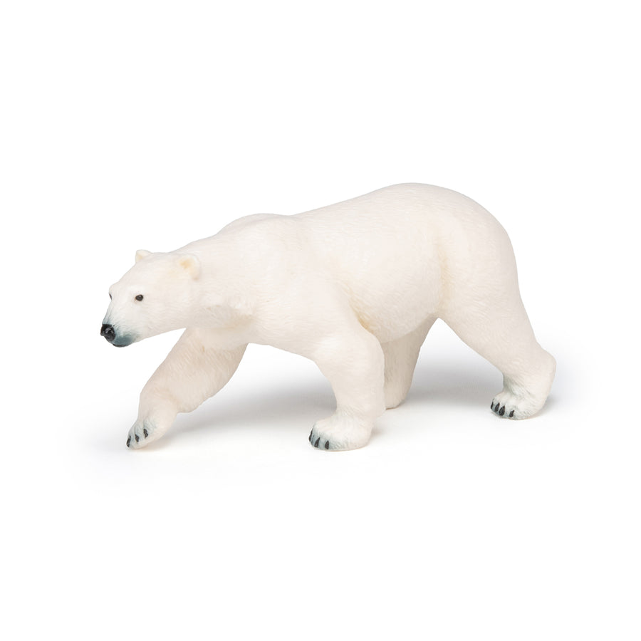 Figurine Ours polaire Papo en PVC, Collection Animaux sauvages, jouet éducatif idéal pour enfants et collectionneurs