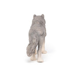 Grand loup Papo en PVC, Collection figurines géantes, jouet éducatif idéal pour enfants