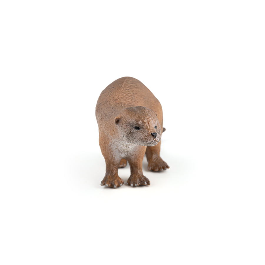 Loutre Papo en PVC, Collection Animaux sauvages, jouet éducatif idéal pour enfants et collectionneurs