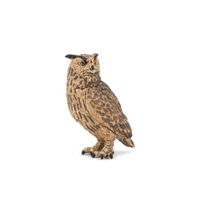 Figurine Hibou grand duc Papo en PVC, thème oiseaux / forêt, Collection Animaux sauvages, jouet éducatif idéal pour enfants et collectionneurs