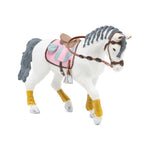 Figurine Cheval tressé Papo en PVC, Collection chevaux, jouet éducatif idéal pour enfants et collectionneurs