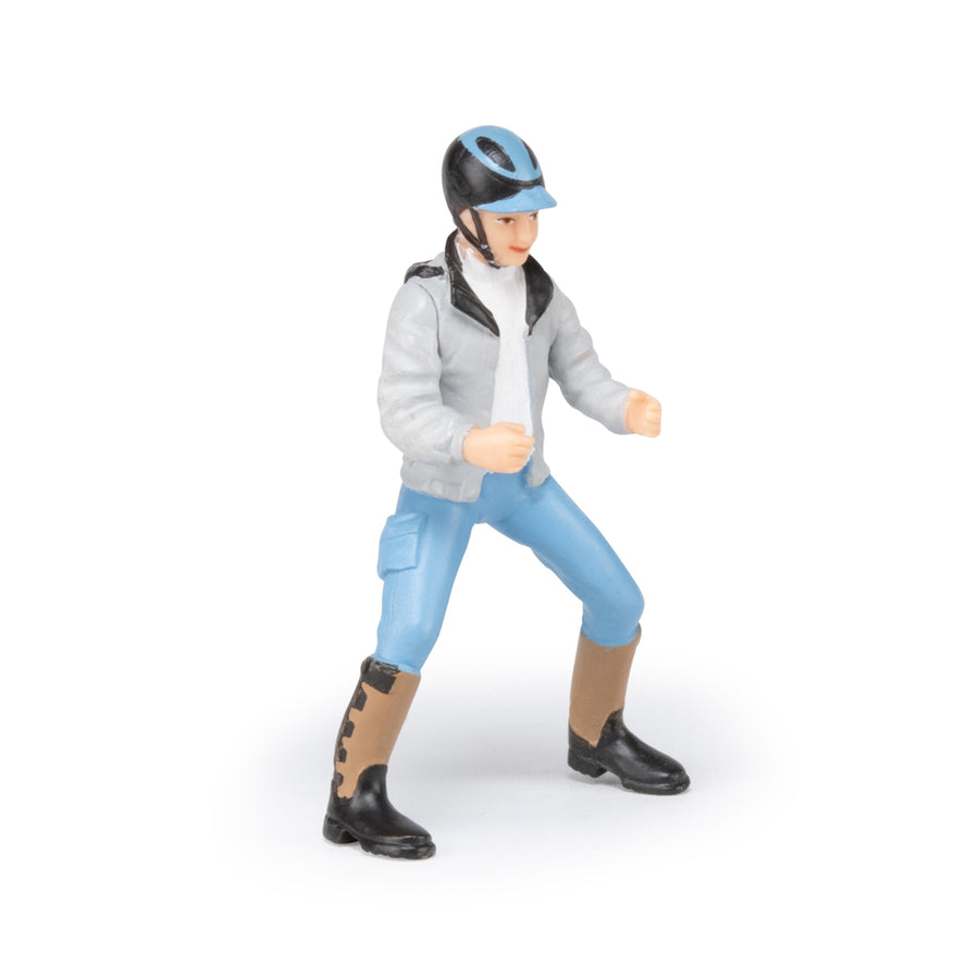 Figurine Jeune cavalier Papo en PVC, Collection chevaux, jouet éducatif idéal pour enfants et collectionneurs