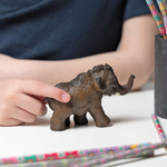 Figurine Jeune mammouth Papo en PVC, thème préhistorique, Collection Dinosaures, jouet éducatif idéal pour enfants et collectionneurs