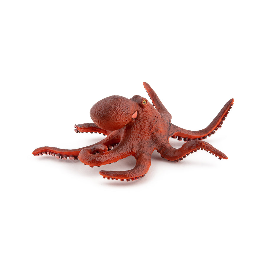 Petite pieuvre Papo en PVC, Collection animaux marins, jouet éducatif idéal pour enfants et collectionneurs